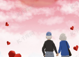 老人背景图片